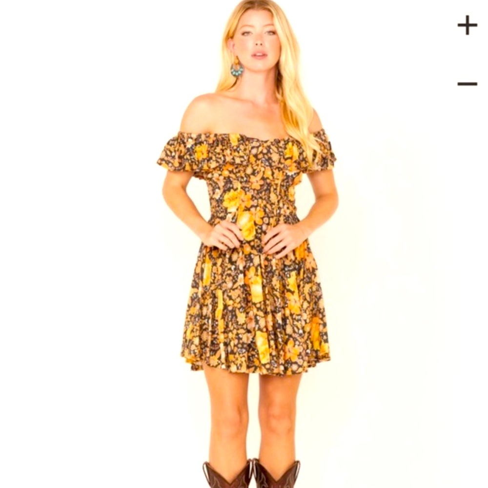 Spell Mini dress hibiscus lane
